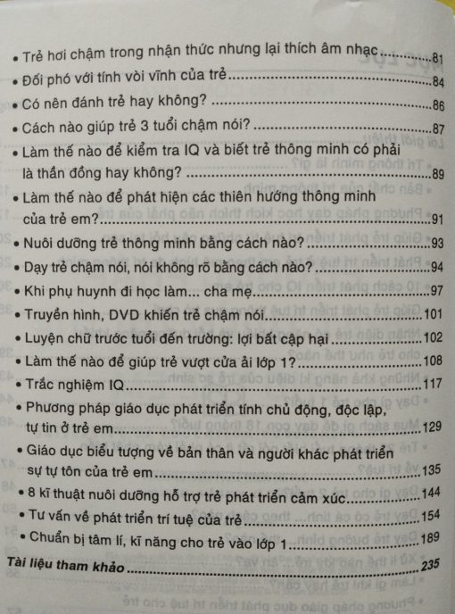 Phương Pháp Phát Triển Trí Tuệ Cho Trẻ Em (Mầm non và Tiểu học) - Hình ảnh 2