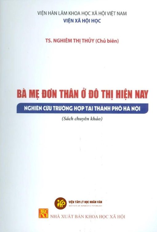 Bà mẹ đơn thân ở đô thị hiện nay - nghiên cứu trường hợp tại thành phố Hà Nội