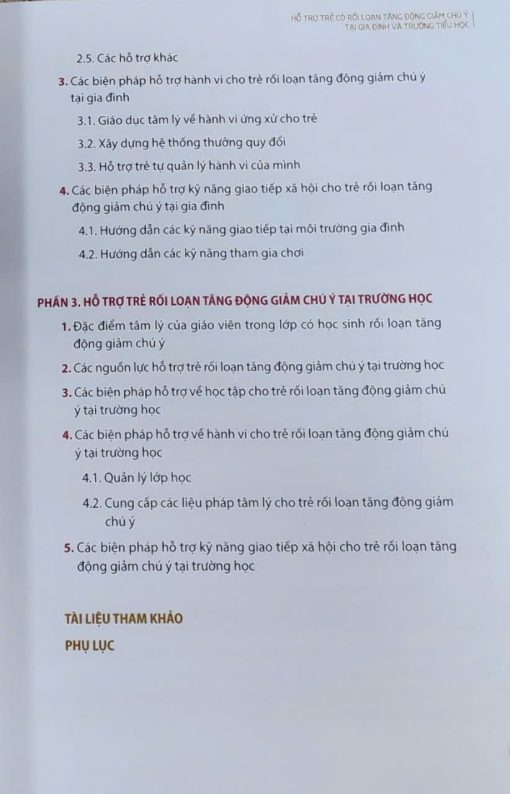 Hỗ trợ trẻ có rối  loạn tăng động giảm chú ý tại gia đình và trường tiểu học - Hình ảnh 3