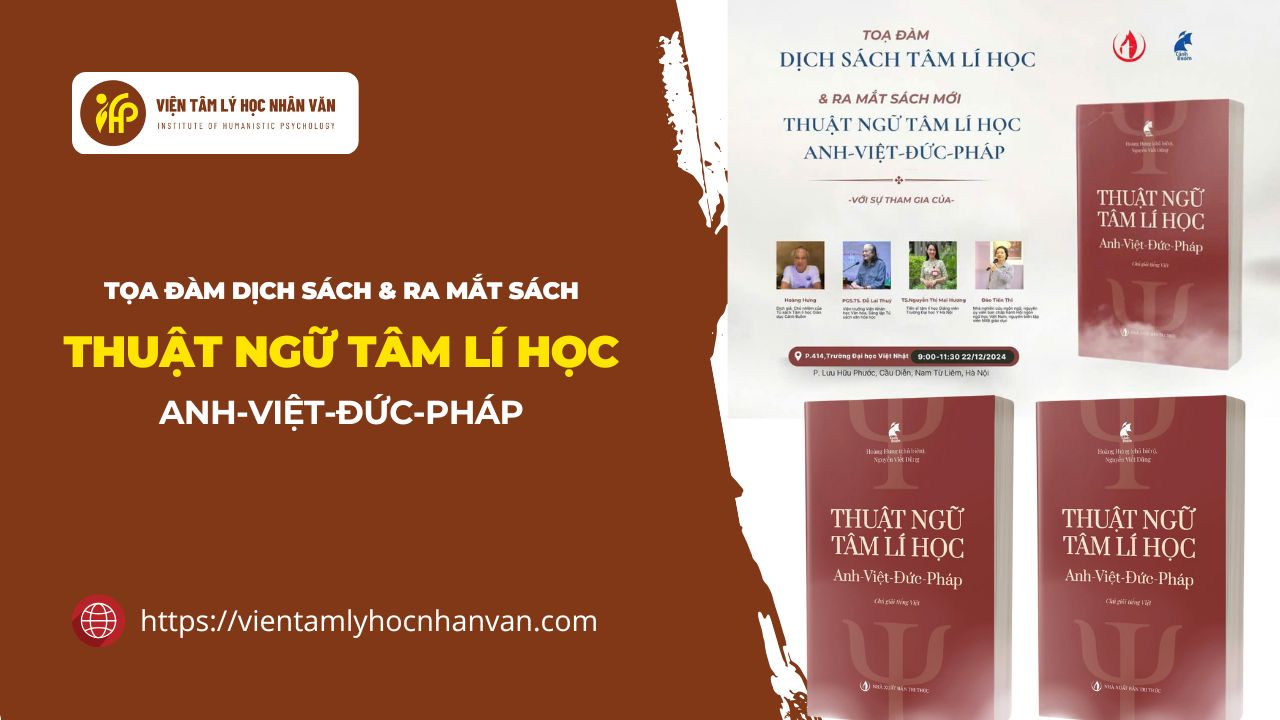 Tọa đàm dịch sách & ra mắt sách Thuật ngữ tâm lý học