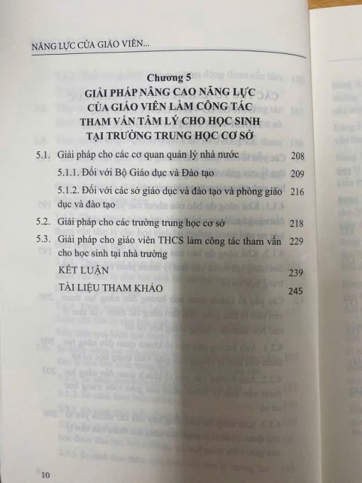 Năng lực của giáo viên làm công tác tham vấn tâm lý cho học sinh THCS - Thực trạng và giải pháp - Hình ảnh 8